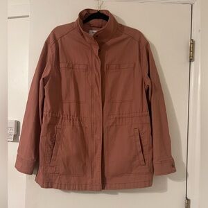 Old Navy Amelia Rose Soft Washed Canvas Utility Jacket Womens size Medium (H106)